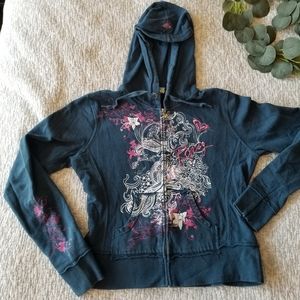 Navy Blue Women's Roxy Hoodie